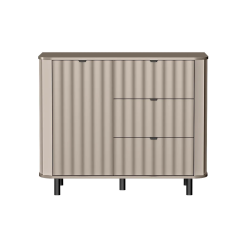 Komoda NOVADO NO-3 Clay Gray Jarstol - widok z przodu