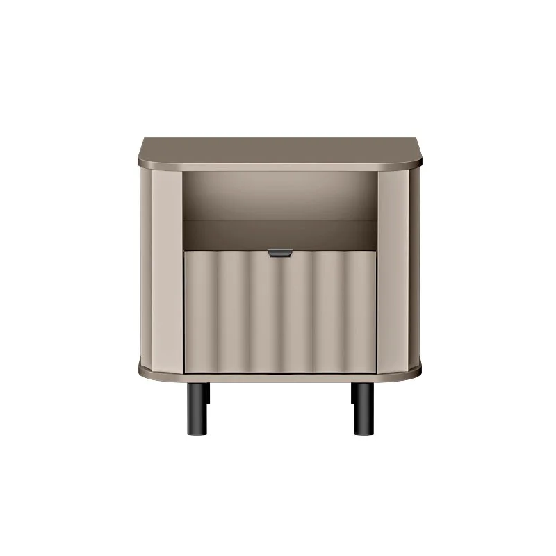 Szafka nocna NOVADO NO-7 Clay Clay Gray - widok front