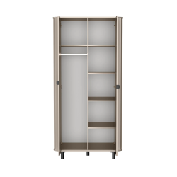 Szafa NOVADO NO-8 Clay Gray Jarstol front otwarty