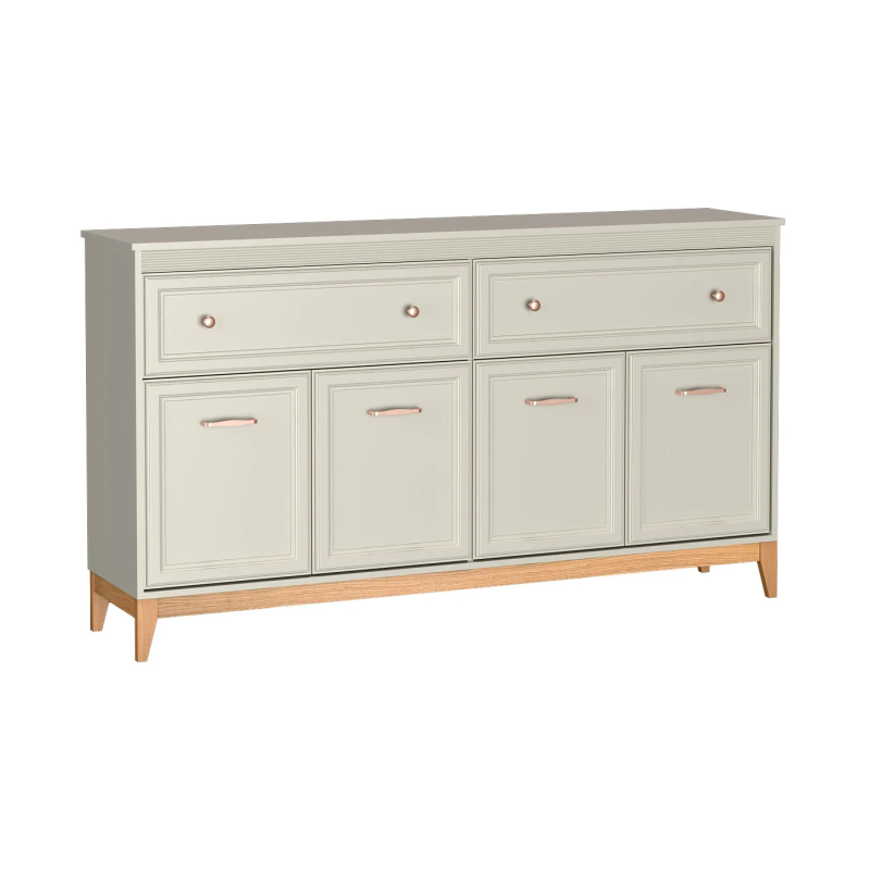 Komoda WINDSOR Jarstol kaszmir 179 cm Fronty MDF z frezowaniem