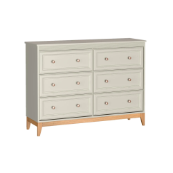 Komoda Jarstol WINDSOR kaszmir z sześcioma szufladami
