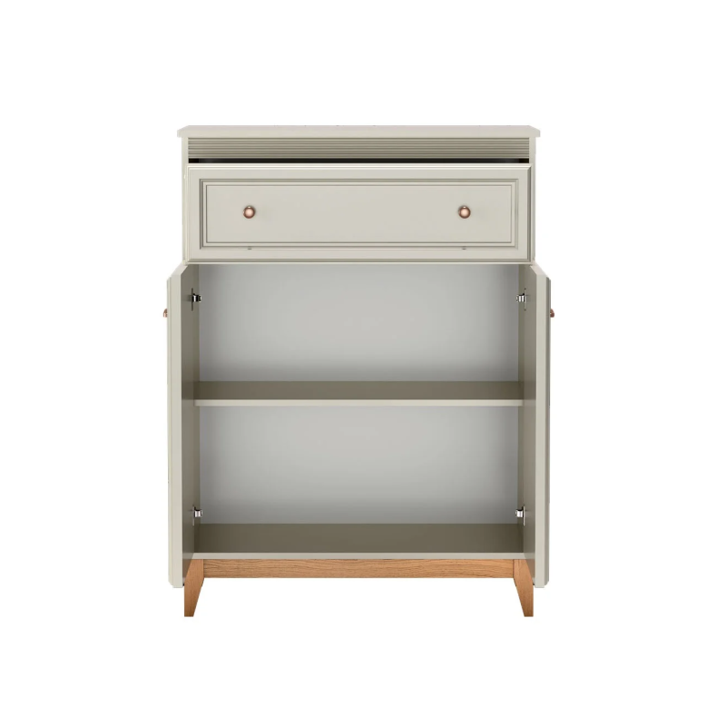 Wysoka komoda WINDSOR Jasrtol W-4 kaszmir otwarty front