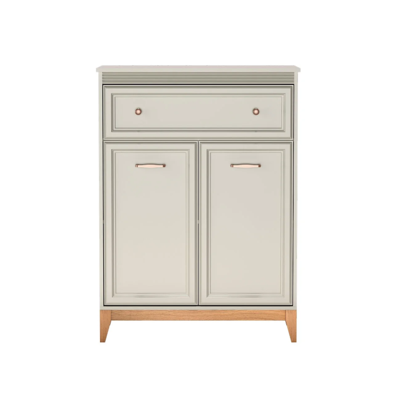 Wysoka komoda WINDSOR Jasrtol W-4 kaszmir widok z przodu