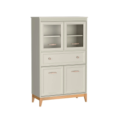 Witryna Jarstol WINDSOR z przeszkloną górą i dolnymi szafkami