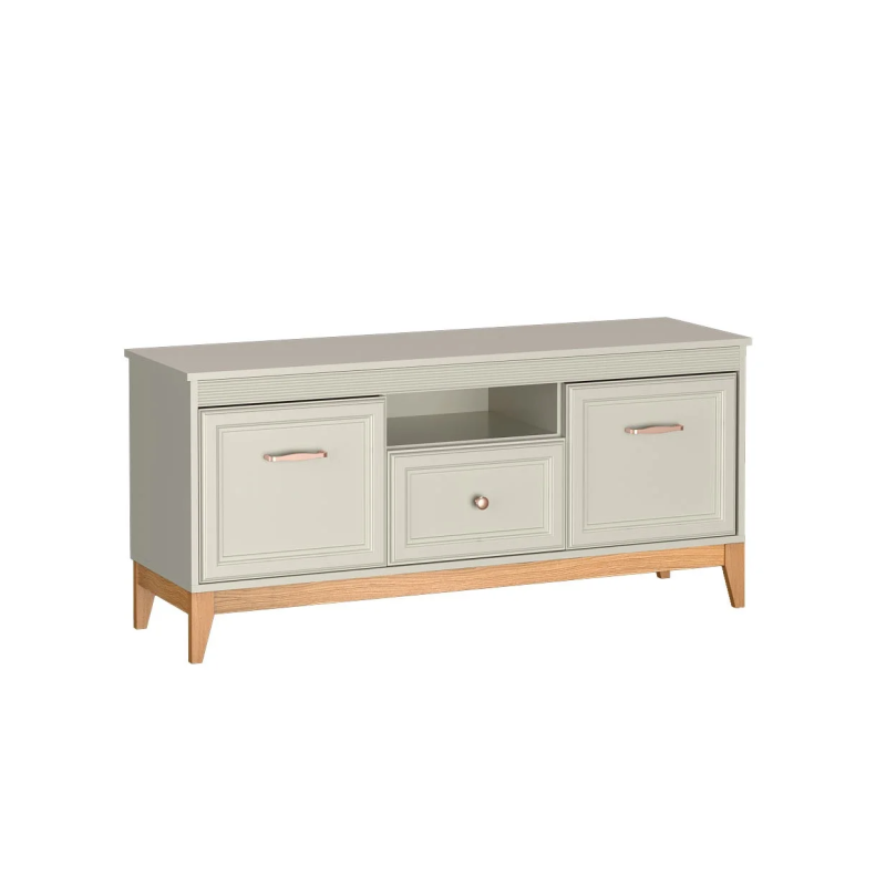 Szafka RTV WINDSOR W-8 z kaszmirowymi frontami