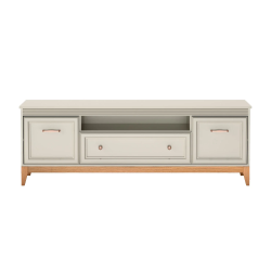 Szafka RTV WINDSOR W-9 179 cm z kaszmirowymi frontami - front szafki