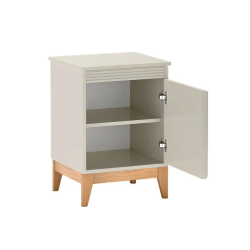 Szafka nocna WINDSOR W-11 45 cm w kolorze kaszmir - otwarta