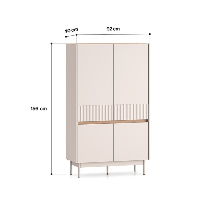 Komoda Dunea 04 ML Meble - wymiary