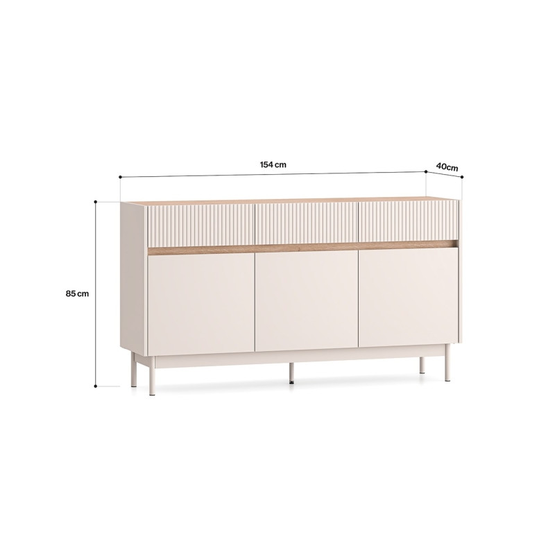 Komoda Dunea 05 ML Meble - Wymiary