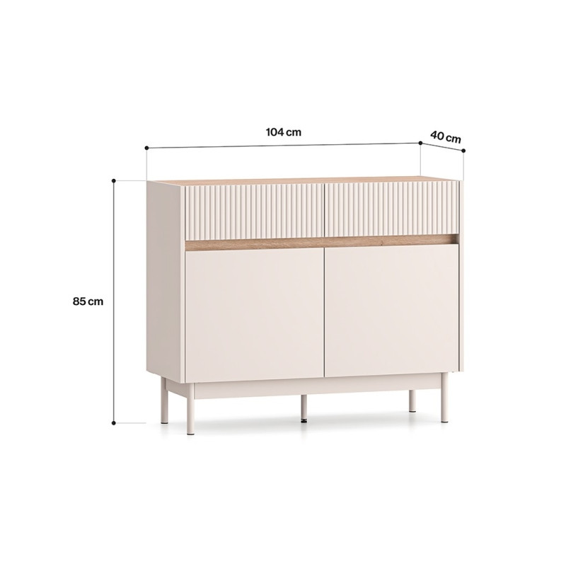 Komoda Dunea 06 ML Meble - Wymiary