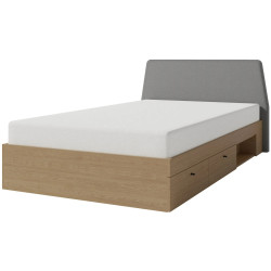 Łóżko 120x200 Alessio AE13 eukaliptus/dąb baltic dune