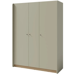 Trzydrzwiowa szafa Alessio AE01 eukaliptus/dąb baltic dune