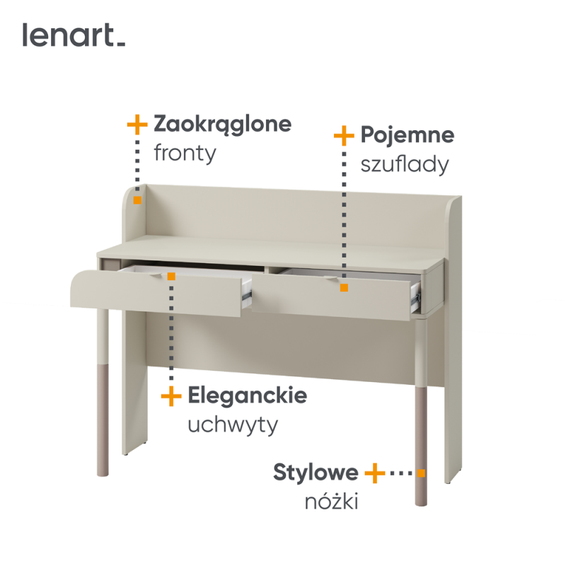 Biurko Harmony HR-03 Lenart Meble