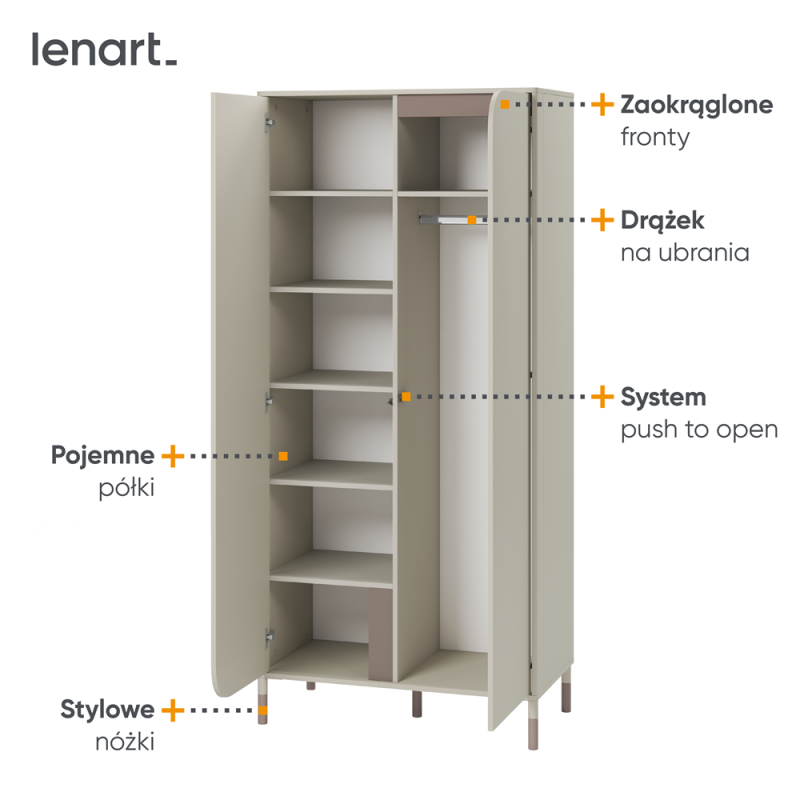 Szafa Harmony HR-01 Lenart Meble