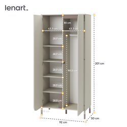 Szafa Harmony HR-01 Lenart Meble