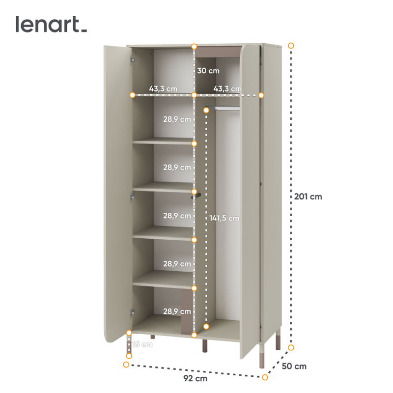 Szafa Harmony HR-01 Lenart Meble