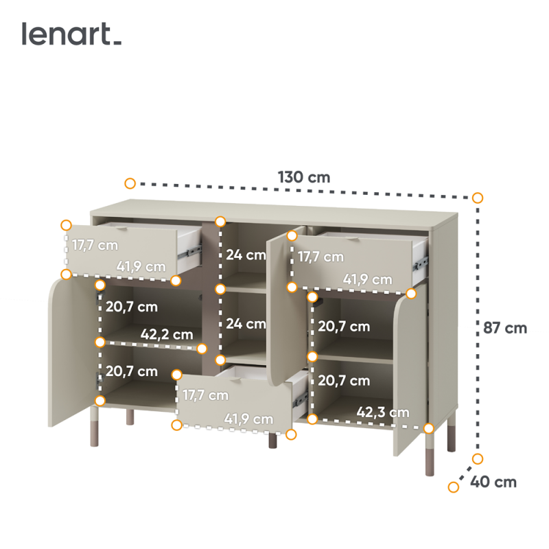 Komoda Harmony HR-06 Lenart Meble