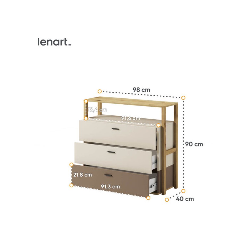 Komoda Lenny LY-06 Lenart Meble