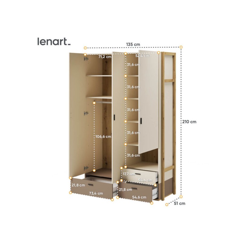 Szafa Lenny LY-01 Lenart Meble