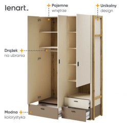 Szafa Lenny LY-01 Lenart Meble