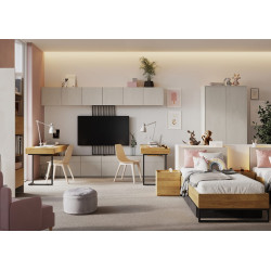 Zestaw mebli do pokoju młodzieżowego TEEN FLEX 1 Zestaw mebli do pokoju młodzieżowego TEEN FLEX 1