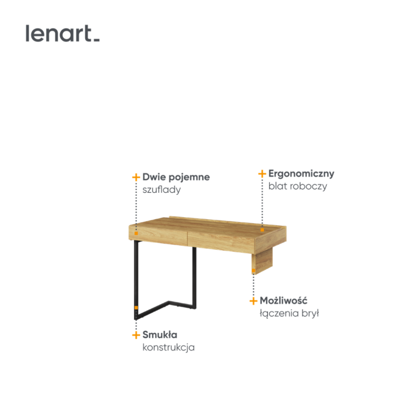 Biurko Teen Flex TF06L/P Lenart Meble