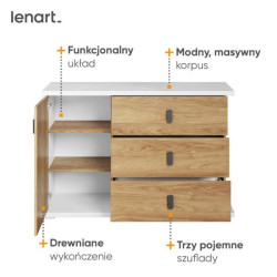 Komoda Simi MS-05 Lenart Meble Komoda Simi MS-05 Lenart Meble