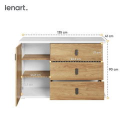 Komoda Simi MS-05 Lenart Meble Komoda Simi MS-05 Lenart Meble