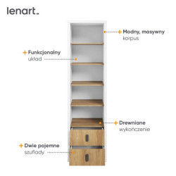 Regał Simi MS-03 Lenart Meble Regał Simi MS-03 Lenart Meble