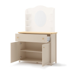 Komoda dziecięca STORY SO-05 beż/dąb vincenza z nadstawką SO-06