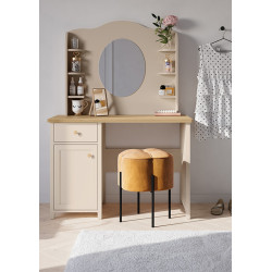 Toaletka dziecięca STORY SO-06 z lustrem - aranżacja w pokoju