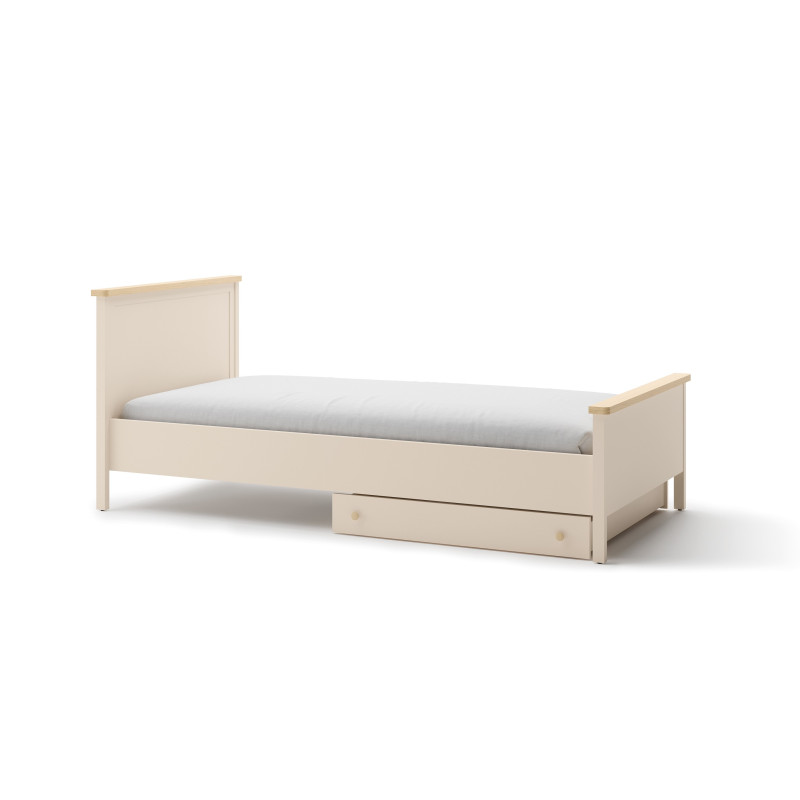 Łóżko 120 SO-15 Story Beż Piaskowy / Dąb Vincenza Bielona Lenart
