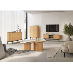Zestaw Mebli Do Salonu ROTTO Dąb Vincenza / Eukaliptus Zestaw Mebli Do Salonu ROTTO Dąb Vincenza / Eukaliptus
