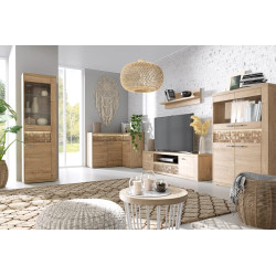 Zestaw Mebli Do Salonu NATURAL Ribbeck Zestaw Mebli Do Salonu NATURAL Ribbeck