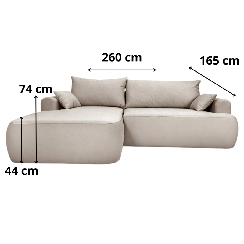 Nowoczesny tapicerowany narożnik Coco