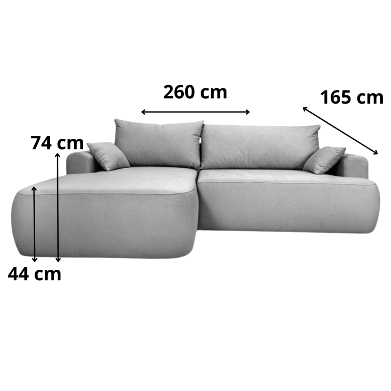 Nowoczesny tapicerowany narożnik Coco