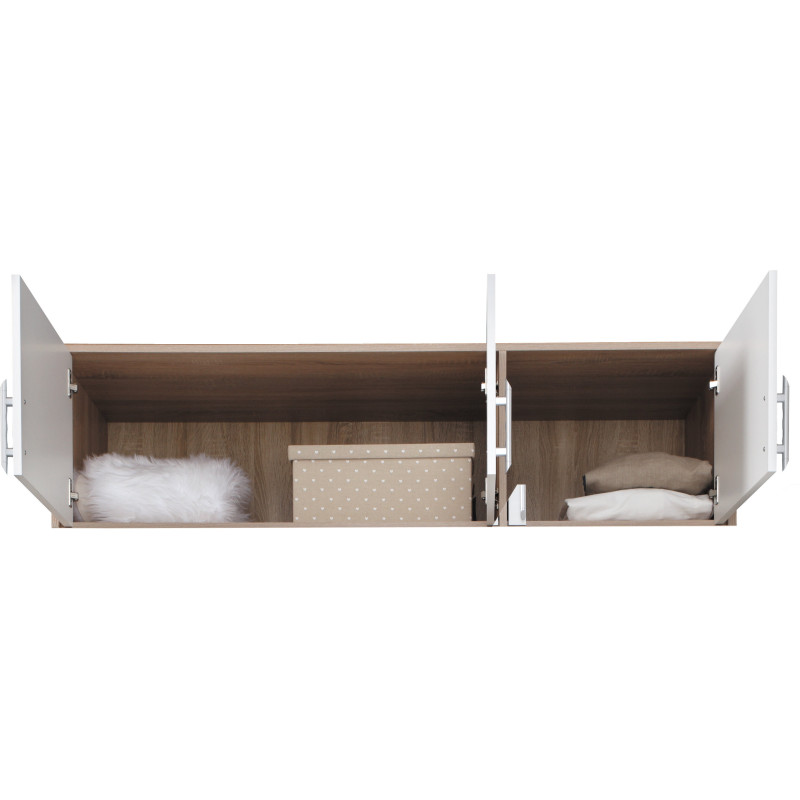 Nadstawka do szafy SRN2 Smart Kaszmir Meblar - wnętrze