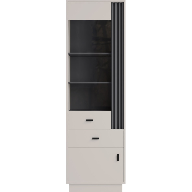 Wysoki regał Allmo AL3 kaszmir/antracyt Meblar