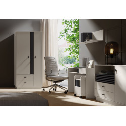 Aranżacja mebli Allmo kaszmir / antracyt w salonie