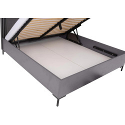 Łóżko 160x200 Allmo AL19 kaszmir/antracyt Meblar - pojemnik na pościel