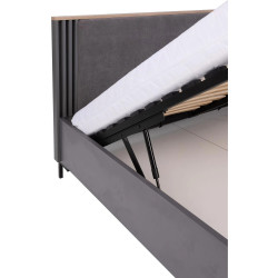 Łóżko 160x200 Allmo AL19 kaszmir/antracyt Meblar