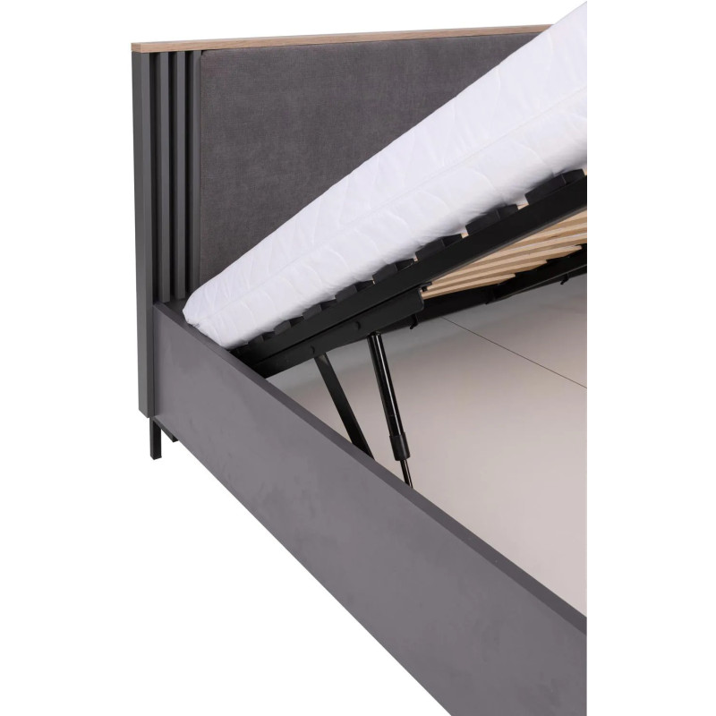Łóżko 160x200 Allmo AL19 kaszmir/antracyt Meblar
