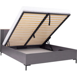 Łóżko 160x200 Allmo AL19 kaszmir/antracyt Meblar - pojemnik na pościel