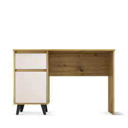 Biurko Borg 1D1S/120 Dąb artisan / kaszmir Mebelbos