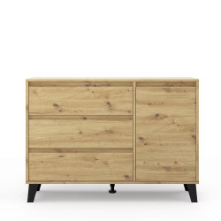 Komoda Borg 1D3S Dąb artisan Mebelbos