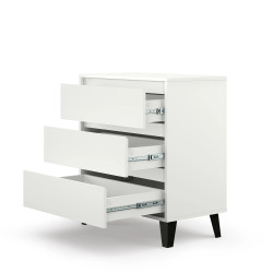 Komoda Borg 3S/70 Biały Mebelbos