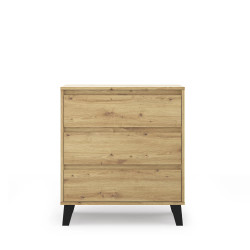Komoda Borg 3S/70 Dąb artisan Mebelbos