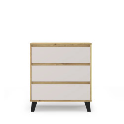Komoda Borg 3S/70 Dąb artisan / kaszmir Mebelbos