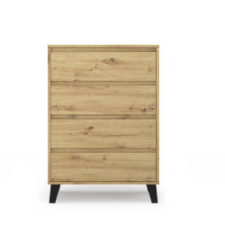 Komoda Borg 4S/70 Dąb artisan Mebelbos