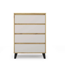 Komoda Borg 4S/70 Dąb artisan / kaszmir Mebelbos